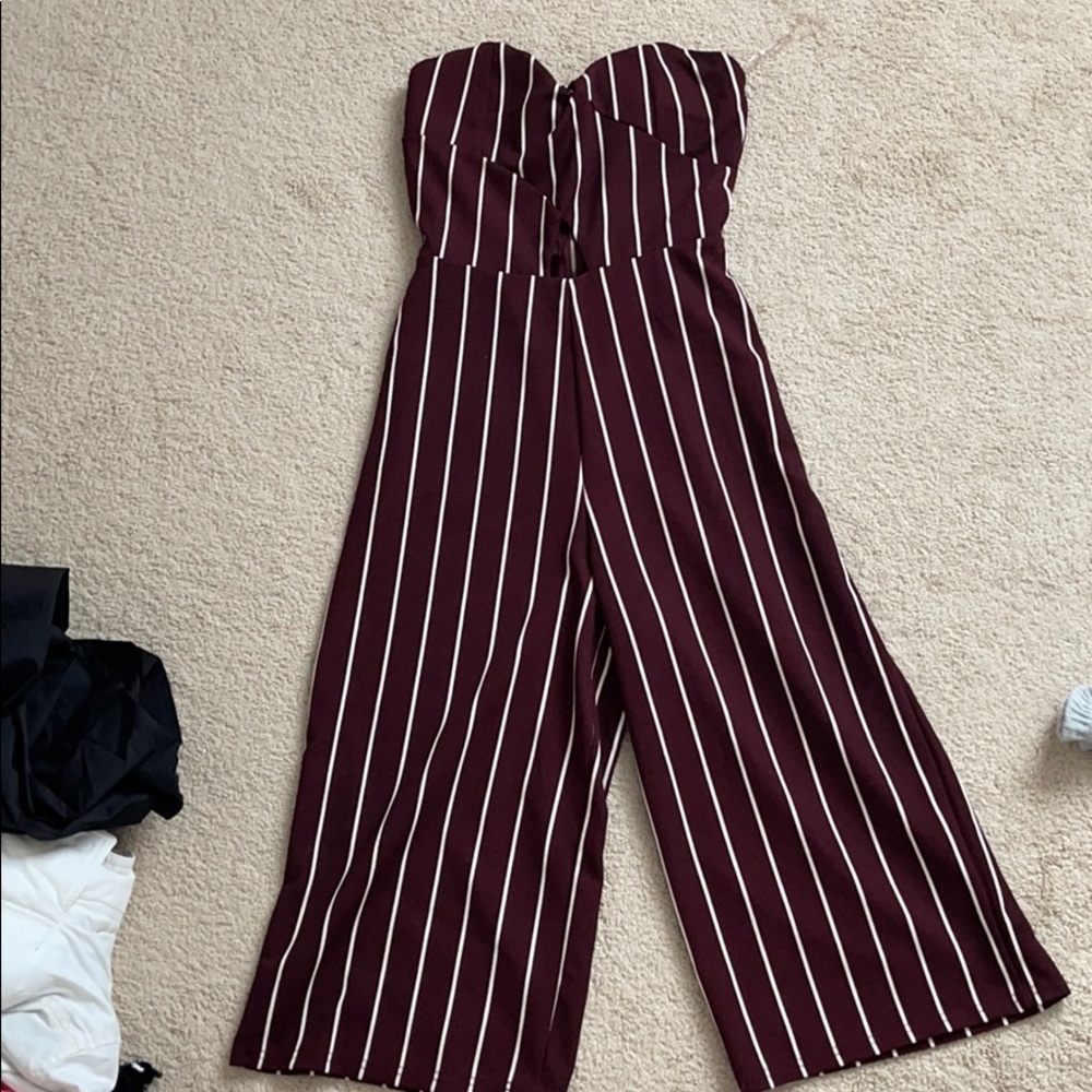 Burgundy Jumpsuit